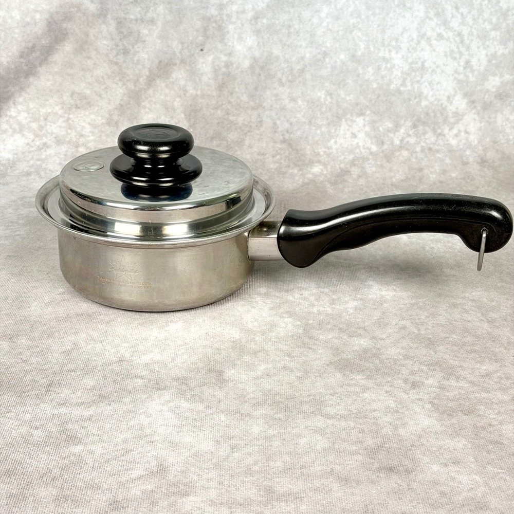 Saladmaster Versa Tec TP304-316 1 qt Sauce Pan w/Vapo-Lid & Long Handle System 7